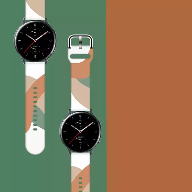 Strap Moro for Samsung Galaxy Watch 45 / 46 / 47 mm silicone bracelet watch band - pattern 3 2