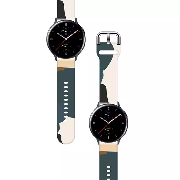 Strap Moro for Samsung Galaxy Watch 45 / 46 / 47 mm silicone bracelet watch band - pattern 13 1