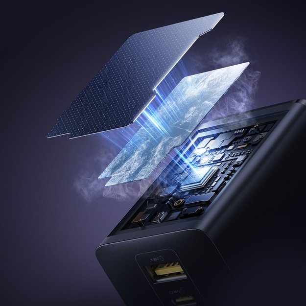 Baseus EnerFill FE11 100W Wall Charger 2 x USB-C + USB-A - Black 5