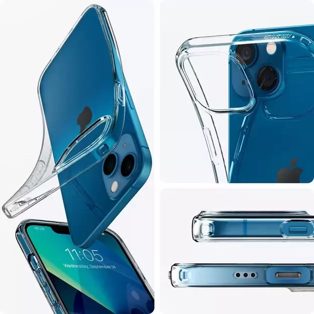 Spigen Liquid Crystal iPhone 13 Case - Clear 13