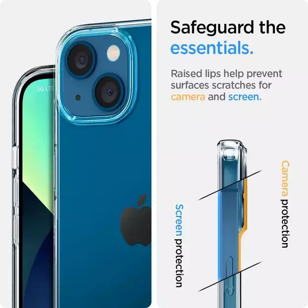 Spigen Liquid Crystal iPhone 13 Case - Clear 12
