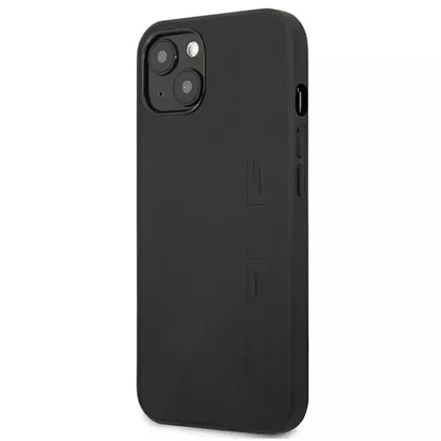 AMG AMHCP13SDOLBK iPhone 13 mini 5,4  czarny/black hardcase Leather Hot Stamped 8