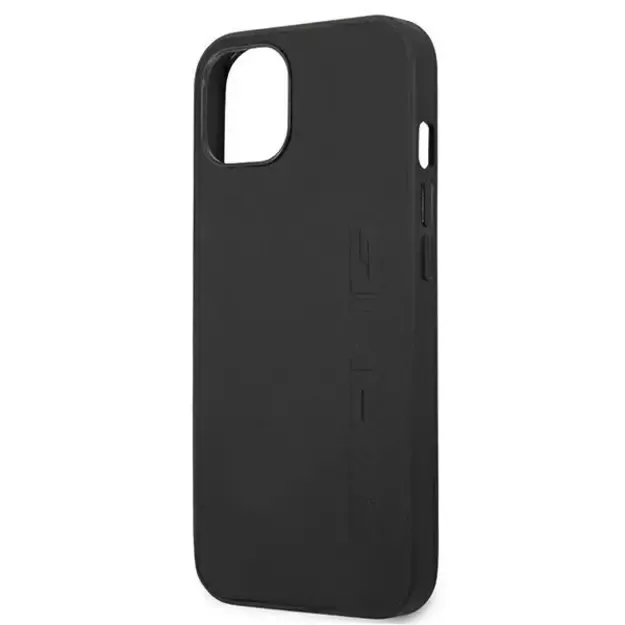 AMG AMHCP13SDOLBK iPhone 13 mini 5,4  czarny/black hardcase Leather Hot Stamped 12
