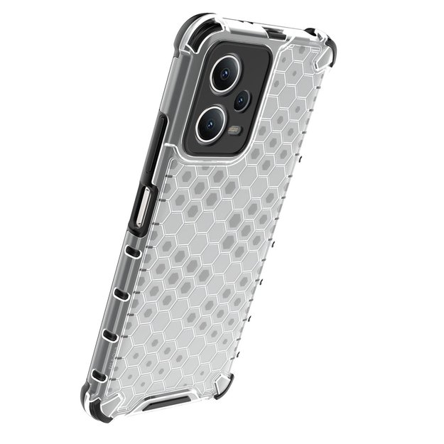 Honeycomb case for Xiaomi Redmi Note 12 5G / Poco X5 5G armored hybrid cover black 2