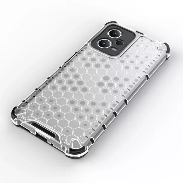 Honeycomb case for Xiaomi Redmi Note 12 5G / Poco X5 5G armored hybrid cover black 10
