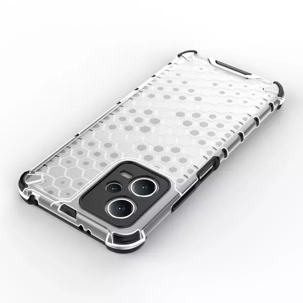 Honeycomb case for Xiaomi Redmi Note 12 5G / Poco X5 5G armored hybrid cover black 15