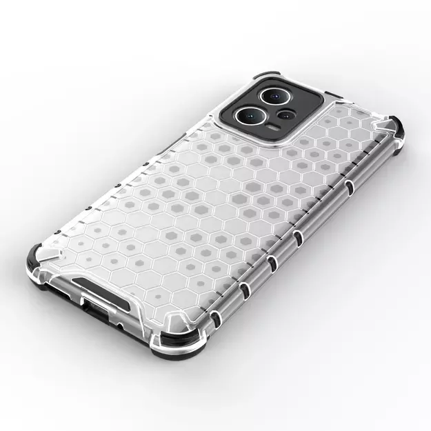 Honeycomb case for Xiaomi Redmi Note 12 5G / Poco X5 5G armored hybrid cover black 16