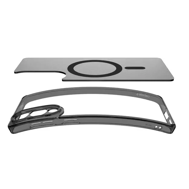 Spigen Ultra Hybrid Mag Case with MagSafe for Samsung Galaxy S25 Edge - Black Translucent 5