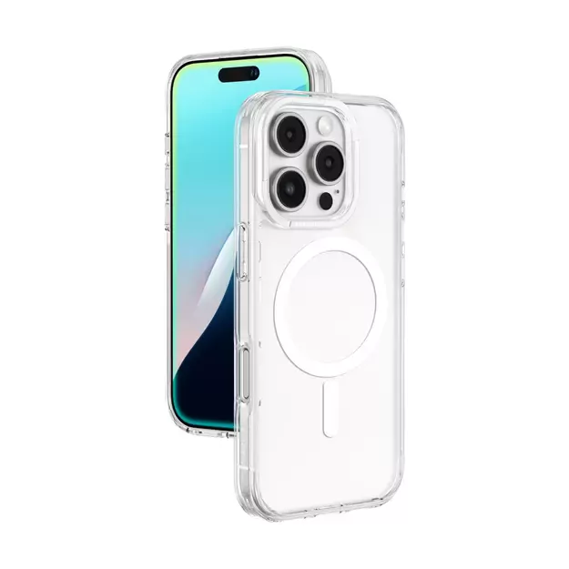 AmazingThing Minimal Mag Case with Magnetic Ring for iPhone 16 Pro Max - Transparent