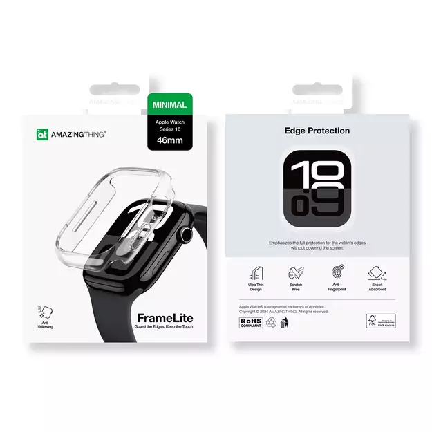 AmazingThing Minimal Case for Apple Watch 46mm - Clear 18