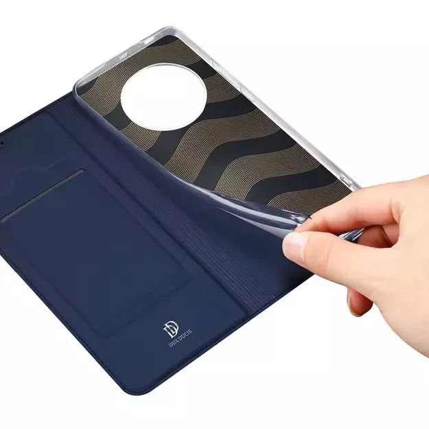 Dux Ducis Skin Pro Case for Honor Magic5 Flip Card Wallet Stand Blue 7
