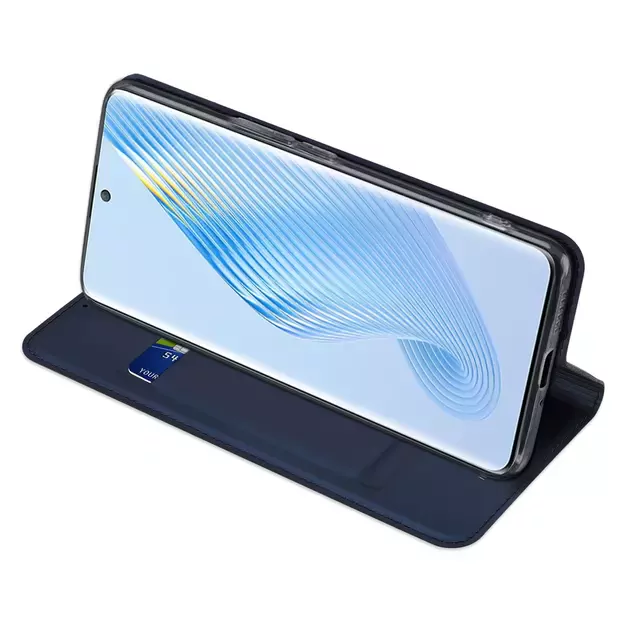 Dux Ducis Skin Pro Case for Honor Magic5 Flip Card Wallet Stand Blue 5