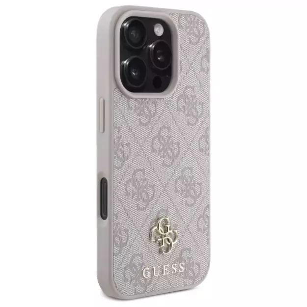 Guess 4G Small Classic MagSafe Case for iPhone 16 Pro Max - Pink 2