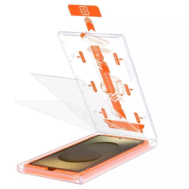 Tech-Protect Quick Set+ Tempered Glass for Samsung Galaxy S25 Ultra - Transparent 1