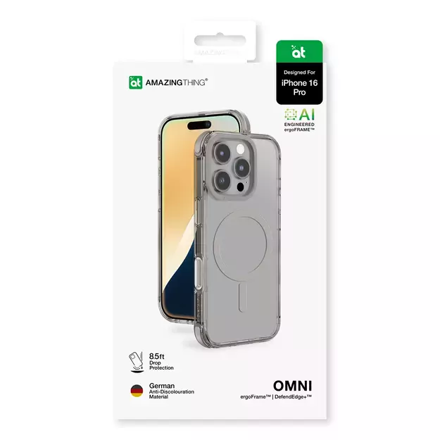 AmazingThing Omni Mag Case for iPhone 16 Pro - Gray 22