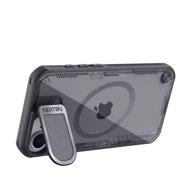 Nillkin Iceblade Prop Magnetic Case with Lens Cover and Stand for iPhone 16e - Black 4