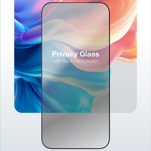 AmazingThing Radix Privacy Tempered Glass for iPhone 17 6