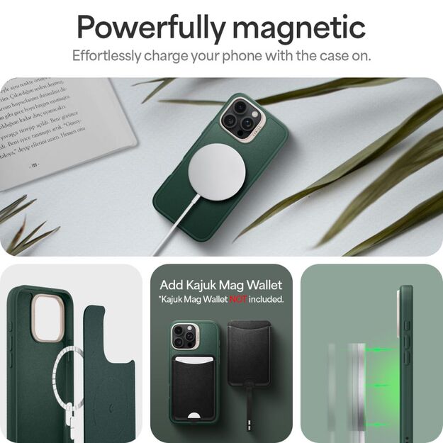 Spigen Cyrill Kajuk MagSafe iPhone 16 Pro Max Case - Green 13