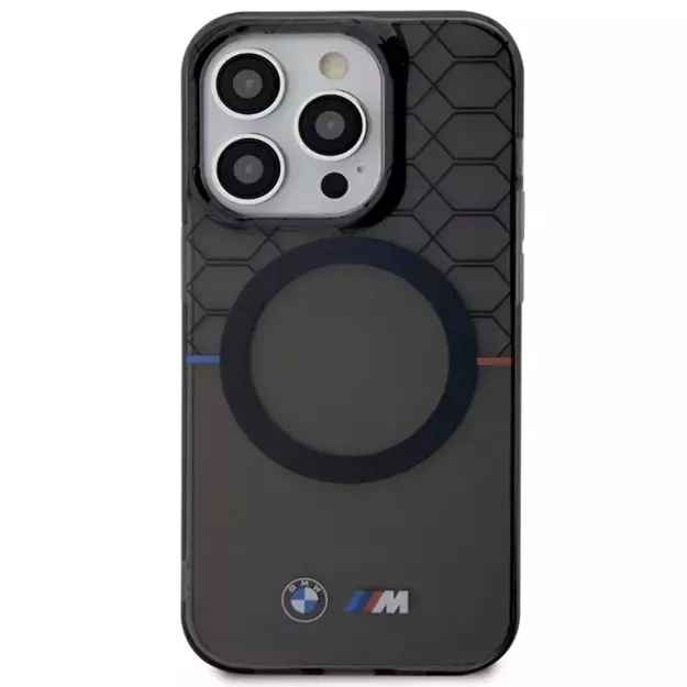 Case BMW BMHMP14LHGPK iPhone 14 Pro 6.1&quot  Grey/Grey Pattern MagSafe 2