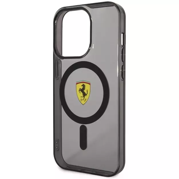 Ferrari FEHMP14XURKK iPhone 14 Pro Max 6.7  black/black hardcase Translucent Magsafe 5