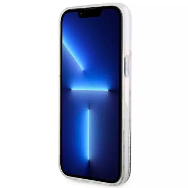 Guess GUHCP14XLCSGSGH iPhone 14 Pro Max 6.7  white/white hardcase Liquid Glitter Marble 4