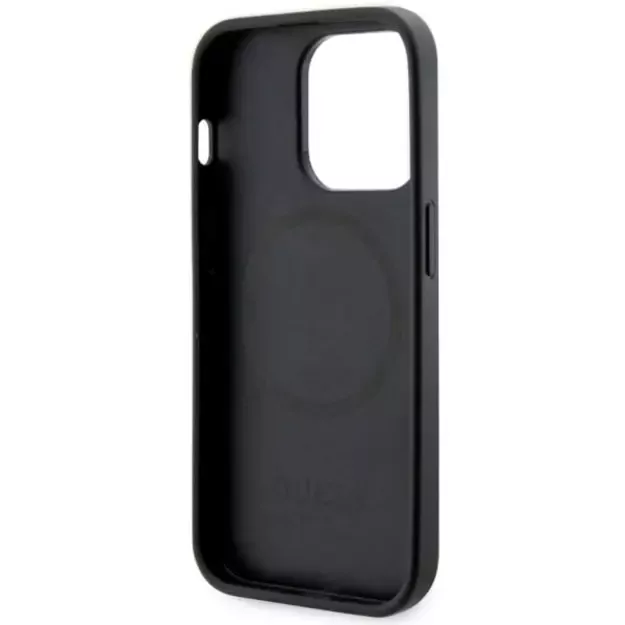 Guess GUHMP14LHGCFSEK iPhone 14 Pro 6.1&quot  black/black hardcase GCube Stripes MagSafe 6
