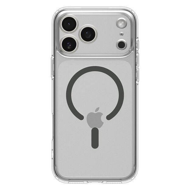 Spigen Ultra Hybrid MagSafe Case for iPhone 17 Pro - Clear Gray 2