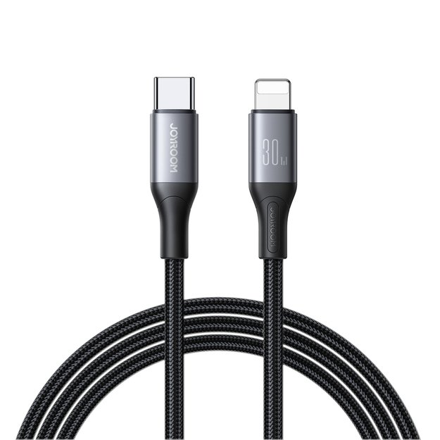 Joyroom S-A28 Flash Series 30W USB-C - Lightning cable 1m - black