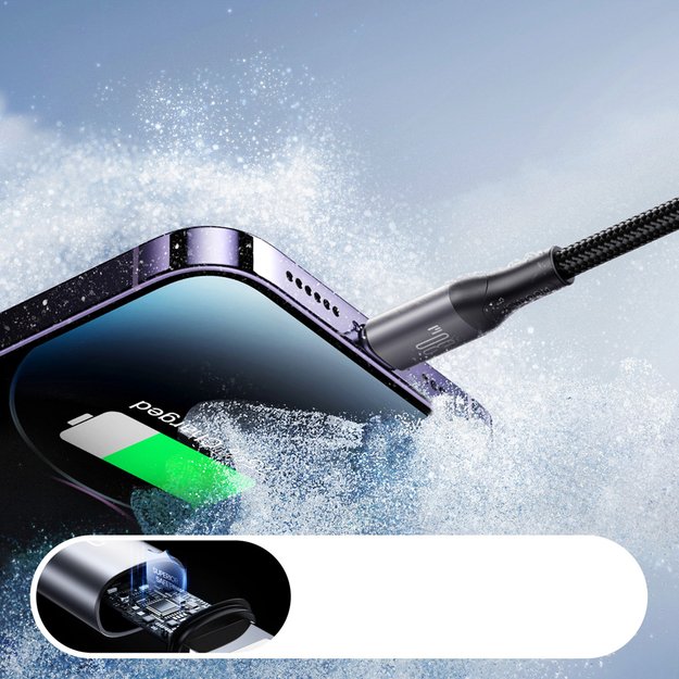 Joyroom S-A28 Flash Series 30W USB-C - Lightning cable 1m - black 5