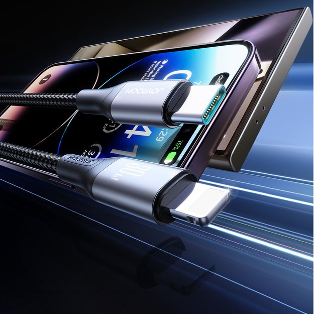 Joyroom S-A28 Flash Series 30W USB-C - Lightning cable 1m - black 1