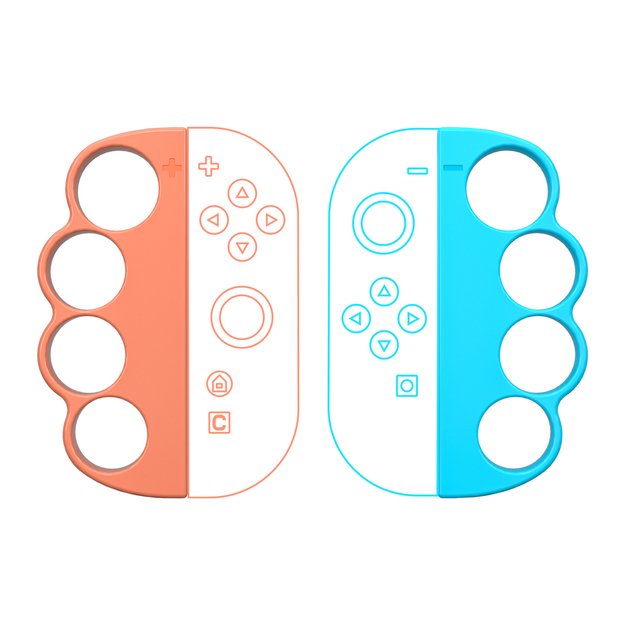 Nintendo Switch 23-in-1 Family Accessory Pack 2 - Orange and Blue Set 22