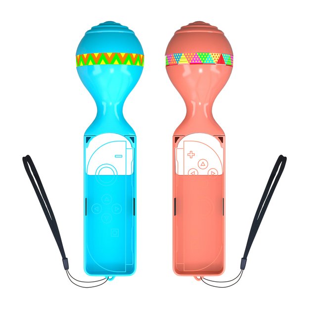 Nintendo Switch 23-in-1 Family Accessory Pack 2 - Orange and Blue Set 12