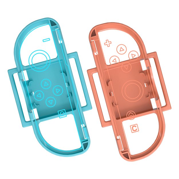 Nintendo Switch 23-in-1 Family Accessory Pack 2 - Orange and Blue Set 38