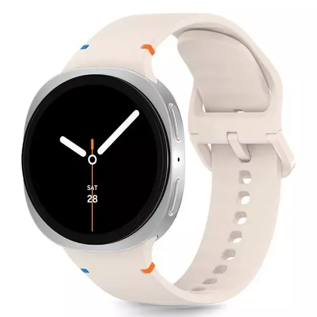 Tech-Protect Silicone Strap for Samsung Galaxy Watch 40/44/46 mm - Beige