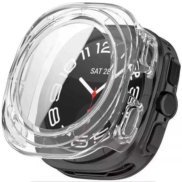 Tech-Protect Defense Case for Samsung Galaxy Watch Ultra 47mm - Transparent