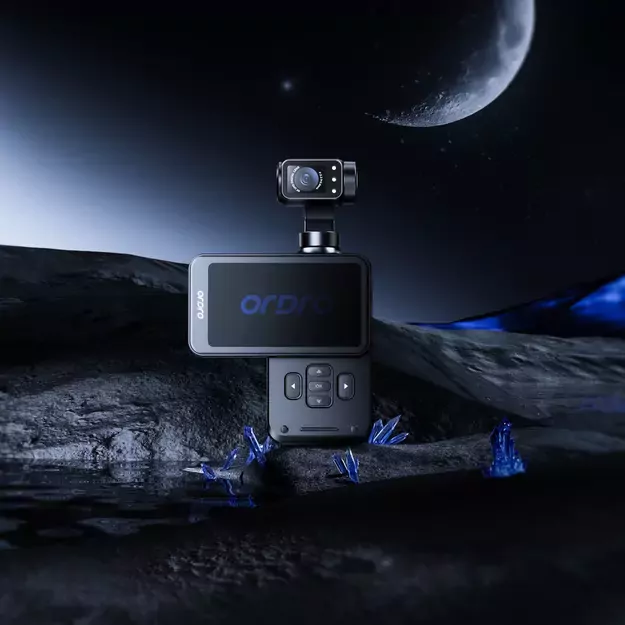 Ordro Pocket M5 3-Axis Gimbal Camera, 5K, for Vlogging and YouTube – Black 11