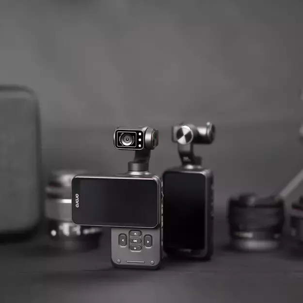Ordro Pocket M5 3-Axis Gimbal Camera, 5K, for Vlogging and YouTube – Black 10