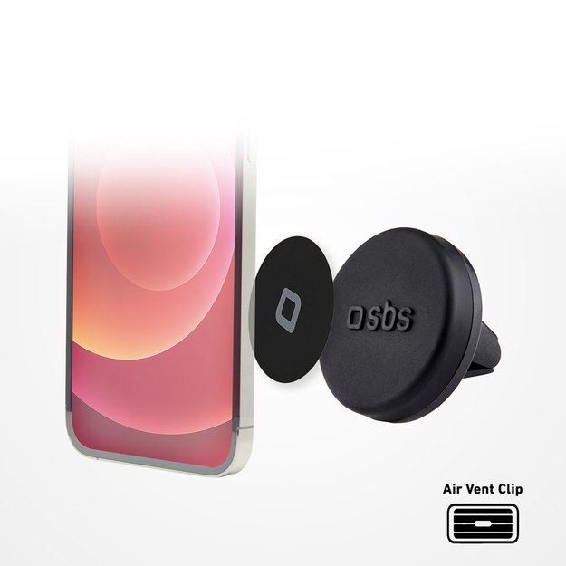 SBS TESUPPUNIVAIRMAG smartphone holder magnetic, for air vent - black 5