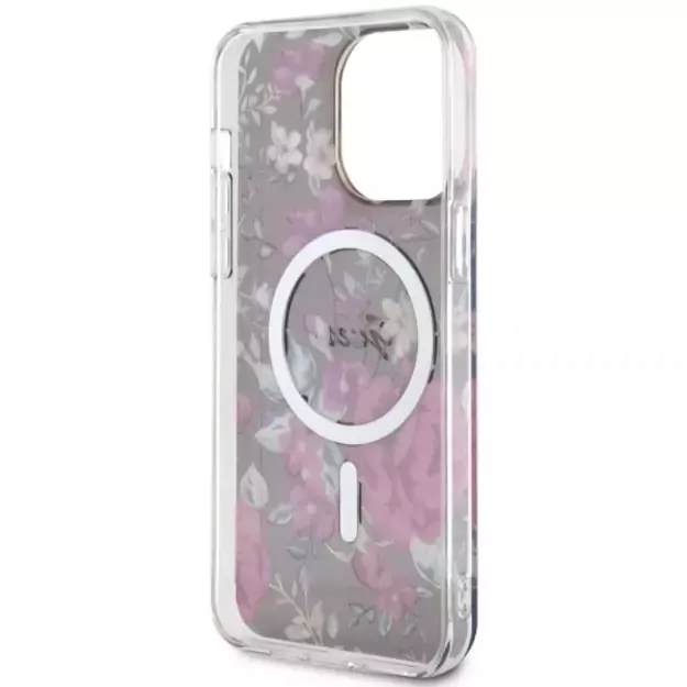 Guess GUHMP14XHCFWSA iPhone 14 Pro Max 6.7&quot  green/khaki hardcase Flower MagSafe 6