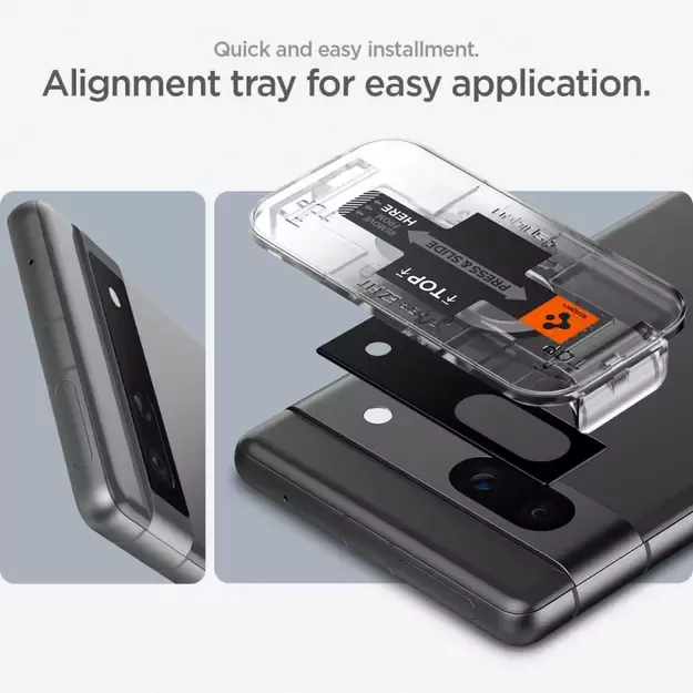 Spigen Glas.tR EZ Fit Optik Camera Protector for Google Pixel 7A - Black 2 pcs. 14