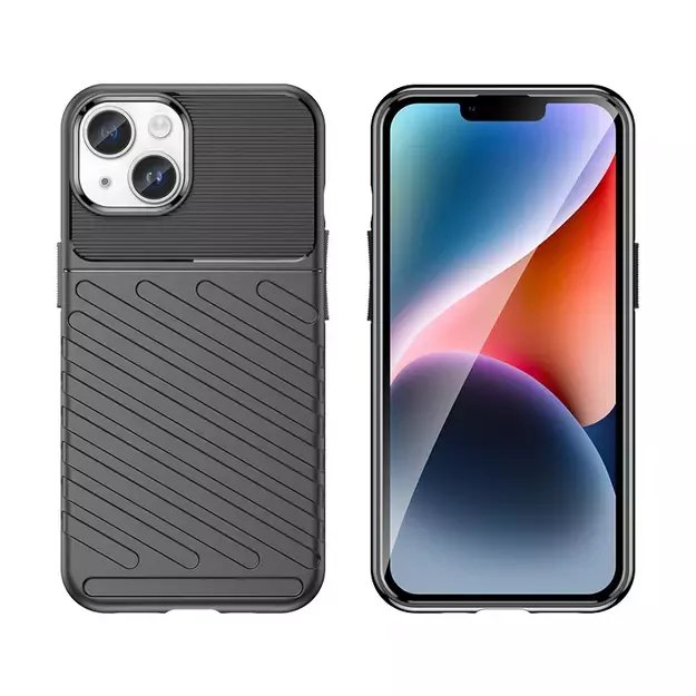 Armored iPhone 15 Plus Thunder Case - blue 4
