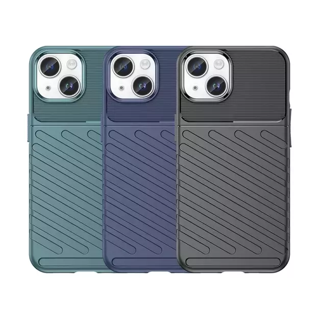 Armored iPhone 15 Plus Thunder Case - blue 7