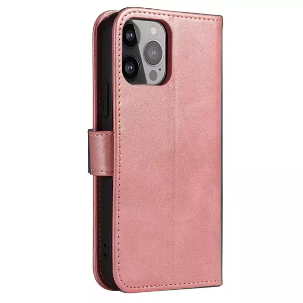 Wallet Case with Stand for iPhone 15 Pro Max Magnet Case - Pink 9