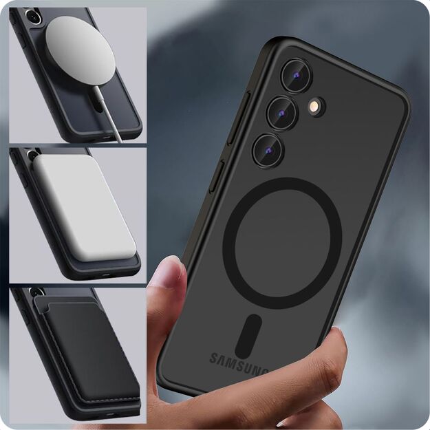 Tech-Protect MagMat MagSafe Case for Samsung Galaxy S24 Ultra - Matte Black 1