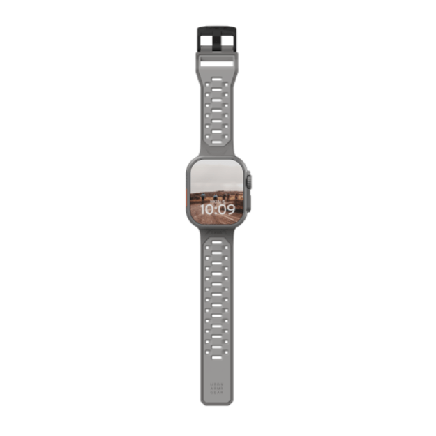 UAG Civilian Silicone Strap for Apple Watch 42 / 44 / 45 / 46 / 49mm - Titanium 2