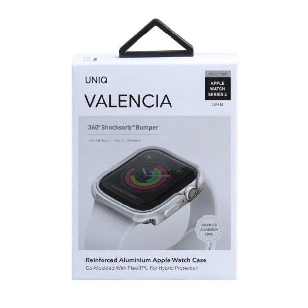 Uniq Valencia case for Apple Watch 4 / 5 / 6 / SE 40mm - silver 3
