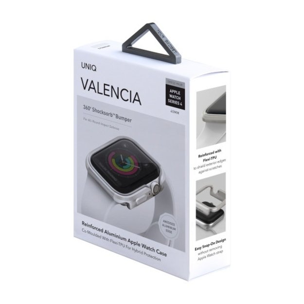 Uniq Valencia case for Apple Watch 4 / 5 / 6 / SE 40mm - silver 4