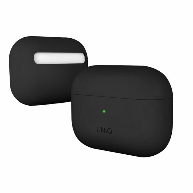 Uniq Lino Silicone case for AirPods Pro - black 1
