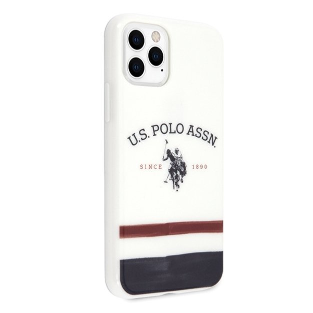 US Polo USHCN65PCSTRB iPhone 11 Pro Max biały/white Tricolor Pattern Collection 4