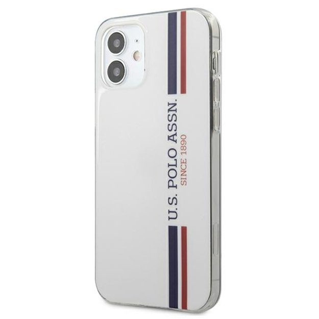 US Polo USHCP12SPCUSSWH iPhone 12 mini 5,4  biały/white Tricolor Collection 1